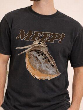Meep Woodcock Shirt Cute Bird Meme Tee Funny Nature Lover Graphic Top